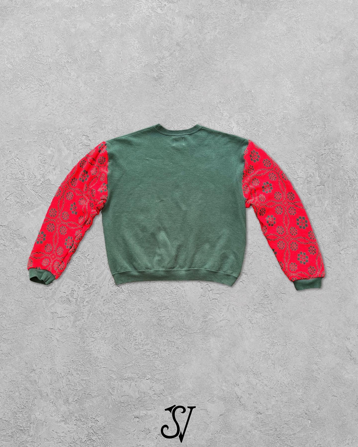 Green Red Sparkle Crew