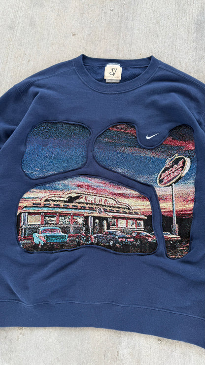 old skool diner nike crew 🥞