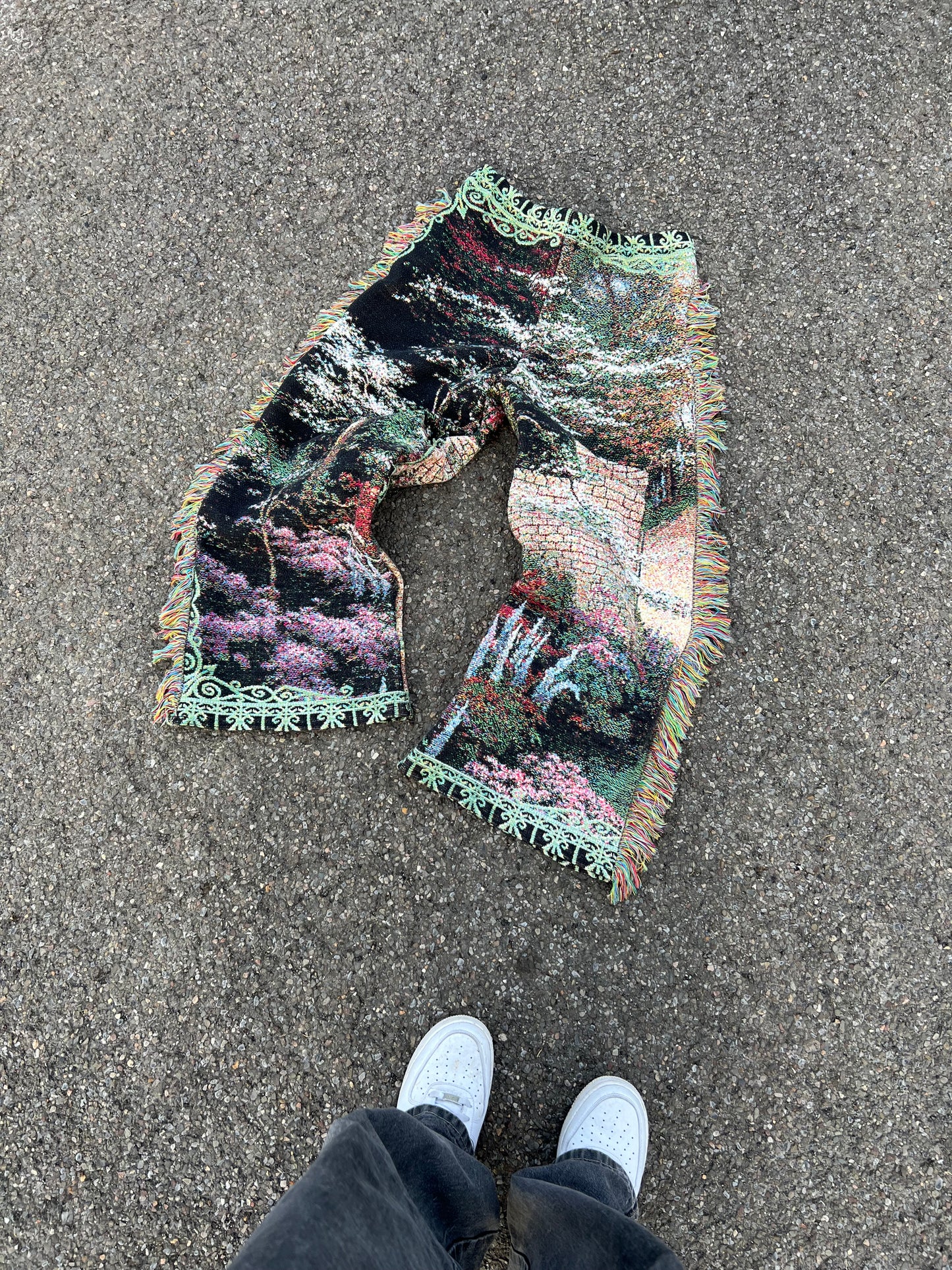 "at the gates" blanket pants 🌸