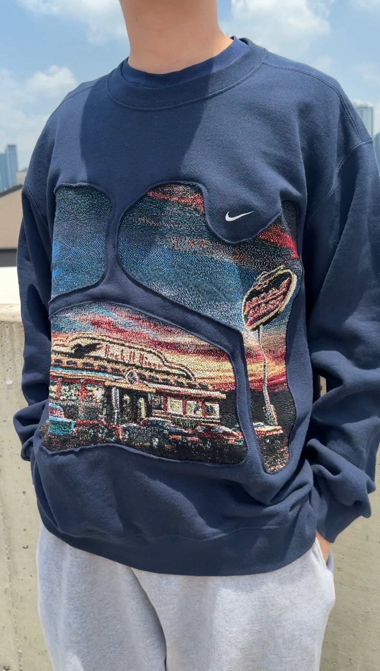 old skool diner nike crew 🥞
