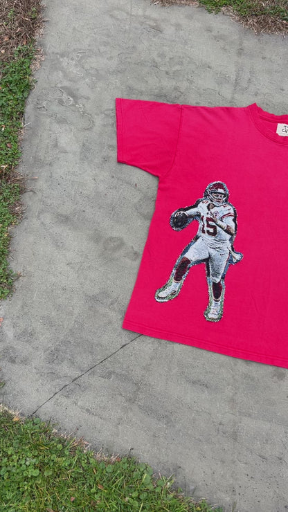 patrick mahomes "running throw" tee